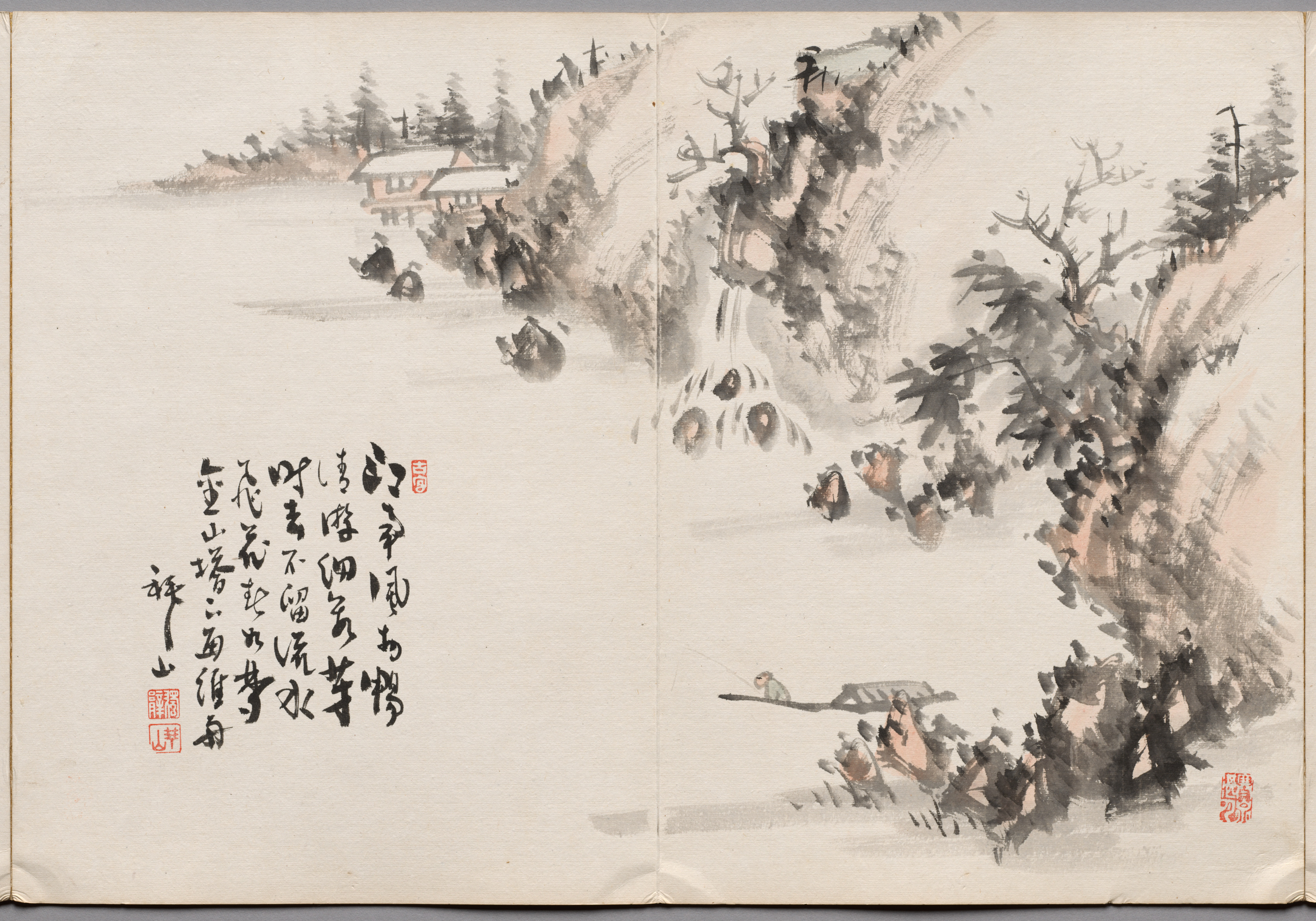 Yoshitsugu Haizan, Painting Two from Album of Paintings by Haizan