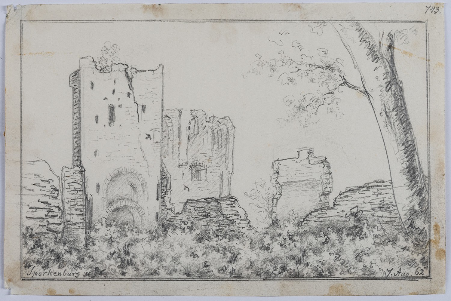 Rudolf Lutter, Sporkenburg (bei Eitelborn, Rheinland-Pfalz): Burgruine
