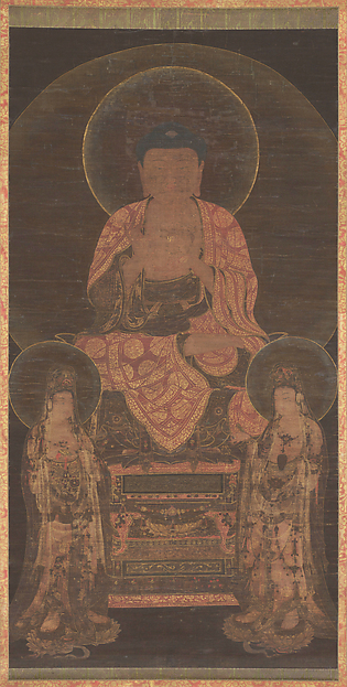 Unidentified artist, Amitabha triad