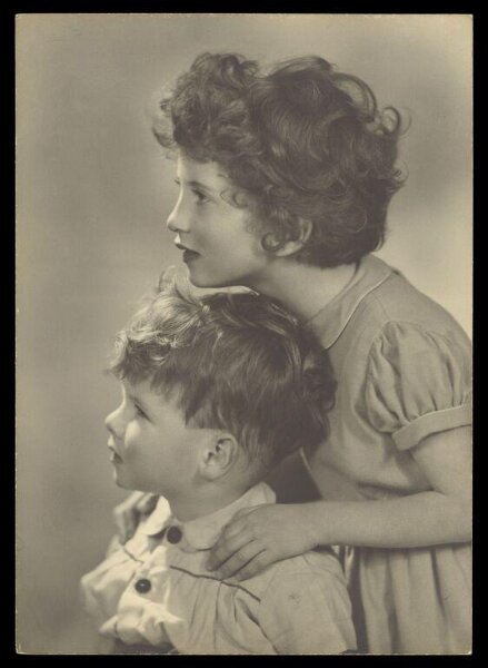 Unknown, Portrait of Two Children