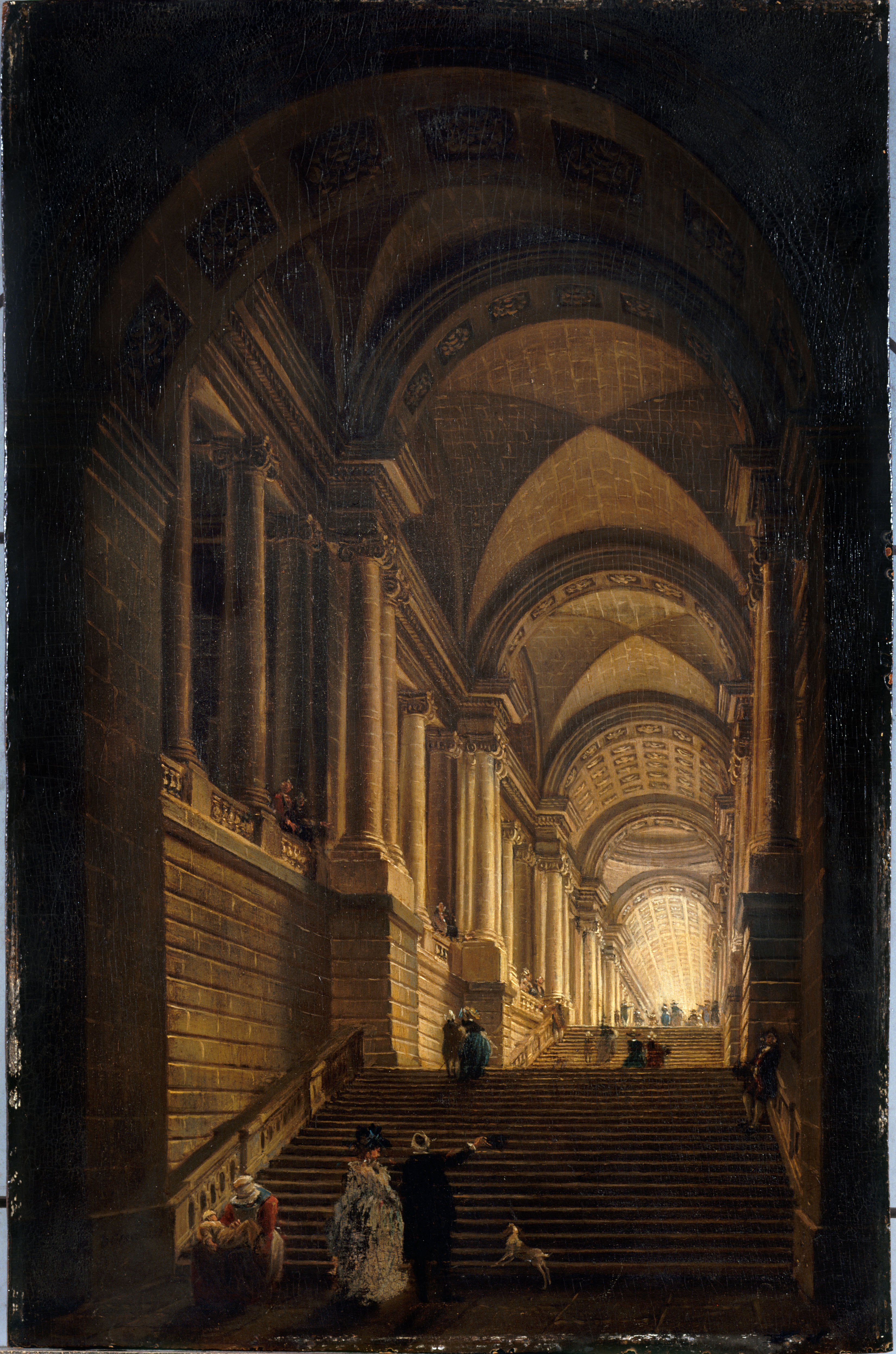 Pierre-Antoine Demachy, Escalier d'un palais imaginaire