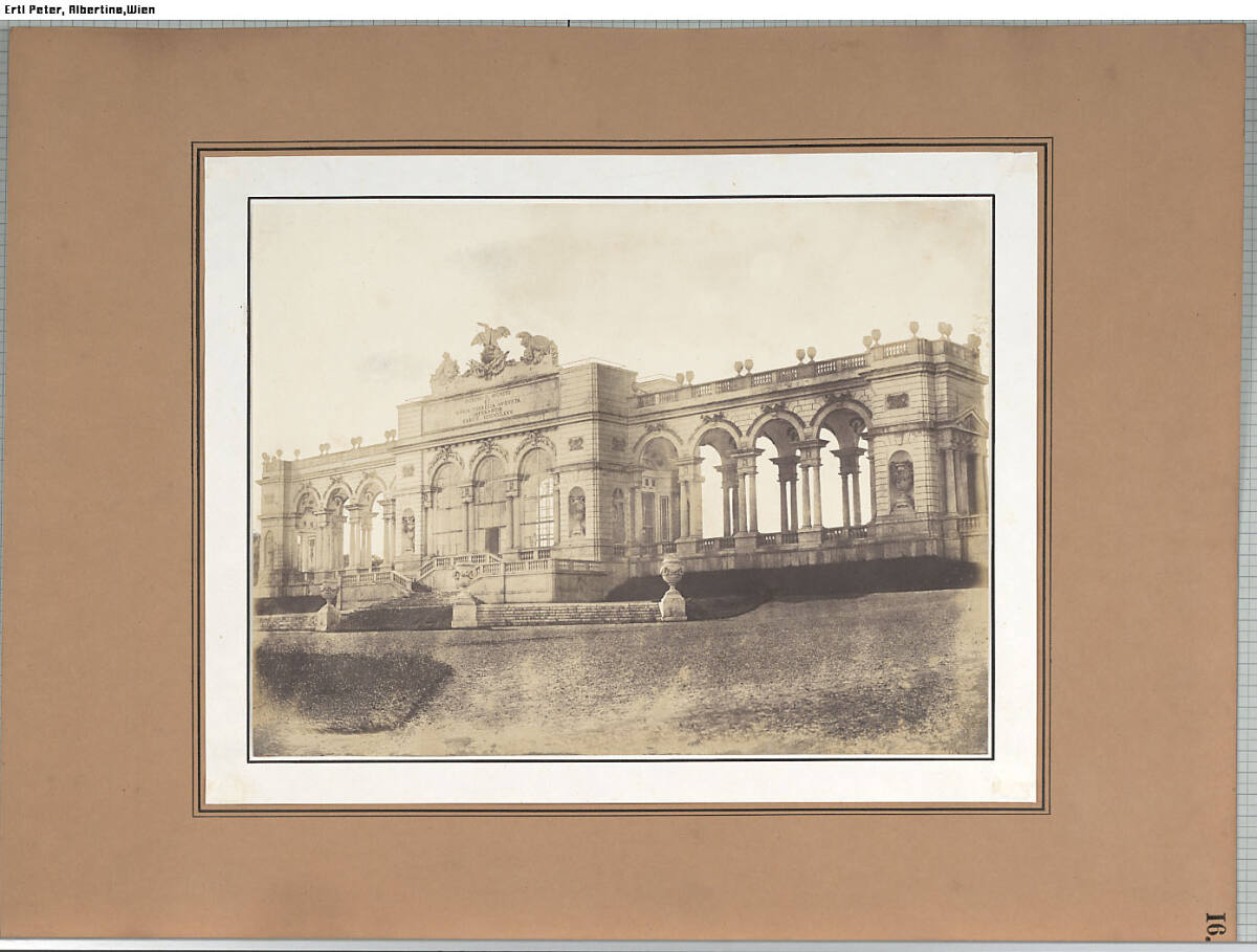 Unknown artist, Die Gloriette im Schlosspark von Schönbrunn bei Wien