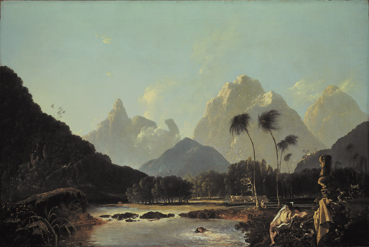 William Hodges, 'A View taken in the bay of Oaite Peha [Vaitepiha] Otaheite [Tahiti]' ('Tahiti Revisited')