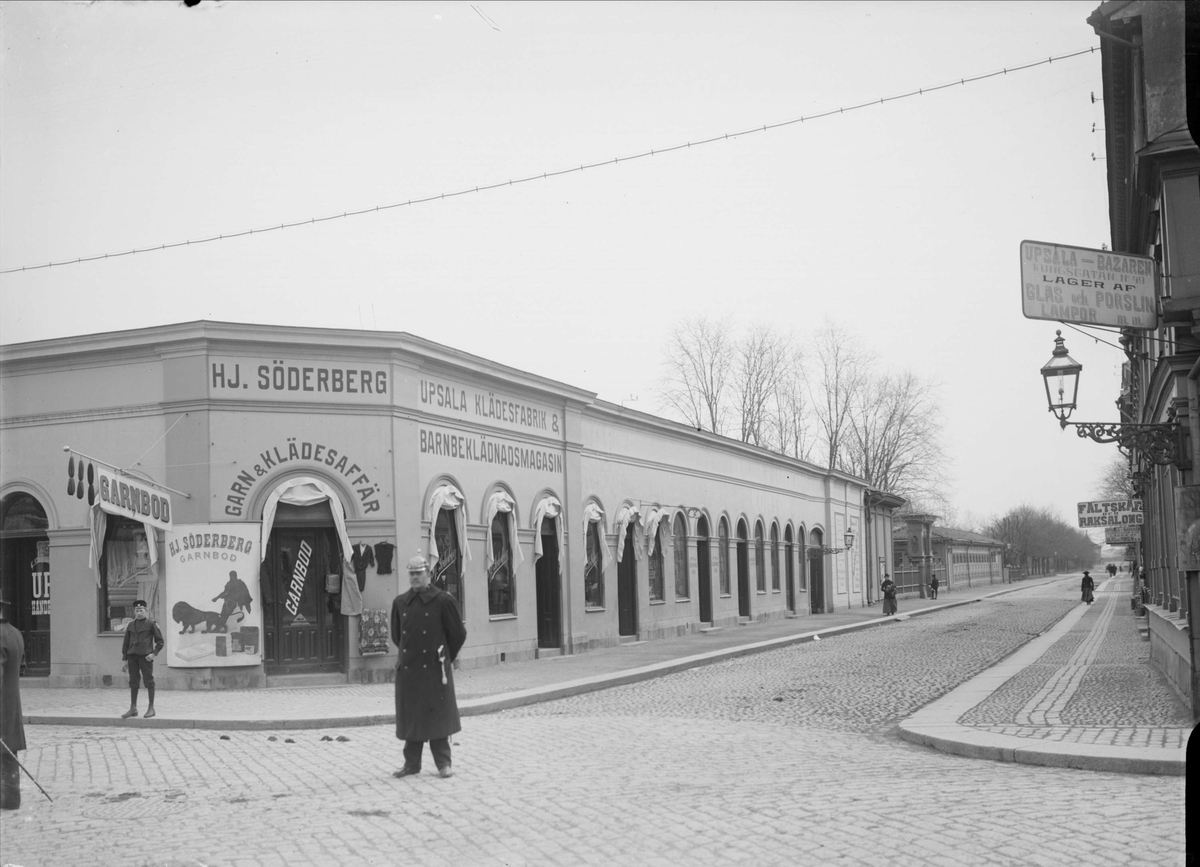 Alfred Dahlgren, Kungsgatan - Vaksalagatan, kvarteret Frigg, Dragarbrunn, Uppsala 1901 - 1902