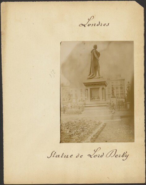 Unknown, [Statue of the Earl of Derby, Parliament Square]