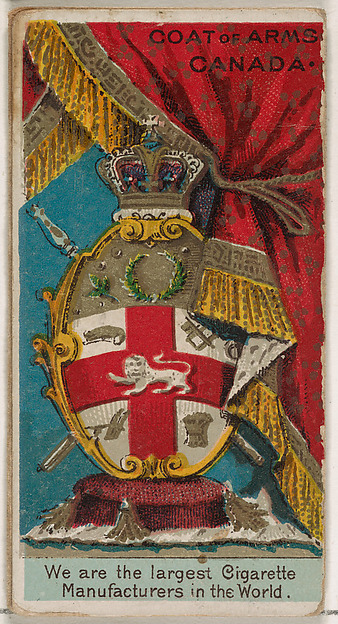 W. Duke, Sons & Co., Governor General of Canada, from the Rulers, Flags, and Coats of Arms series (N126-2) issued by W. Duke, Sons & Co.