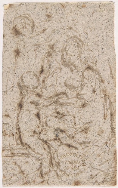Anonymous, Italian, 16th century, Madonna and Child (recto); Madonna and Child (verso)