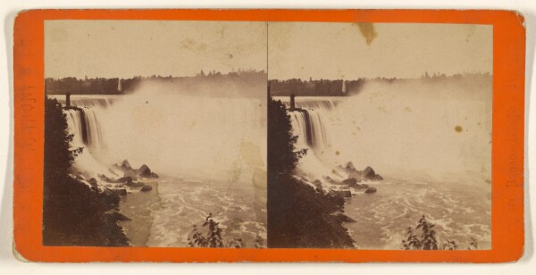 Edward and Henry T. Anthony & Co., Terrapin Tower and Horse Shoe Fall, from the stair case.