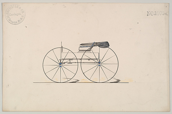 Brewster & Co., Design for Wagon, no. 1098a