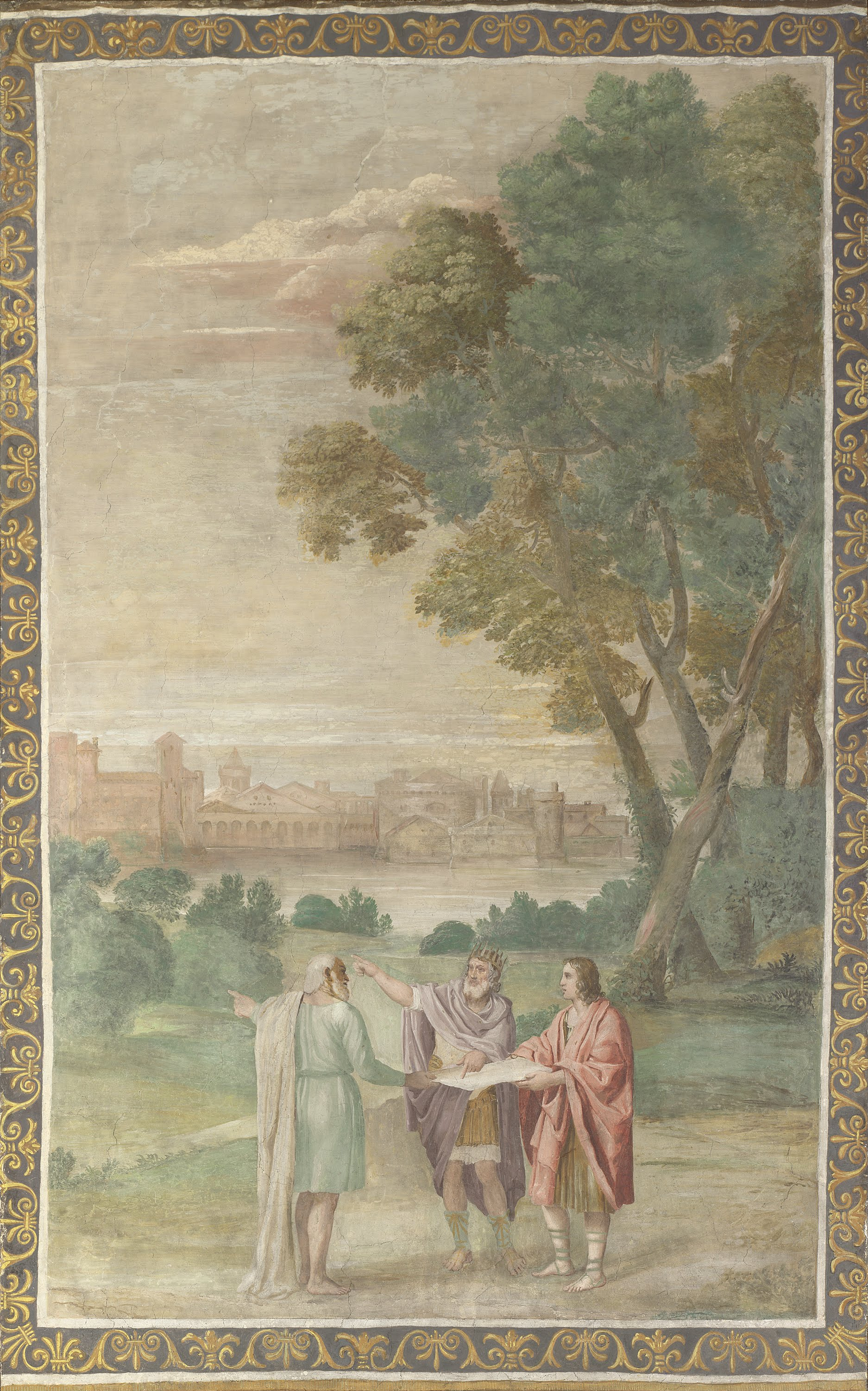Domenichino, Apollo and Neptune advising Laomedon on the Building of Troy