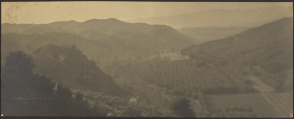 Louis Fleckenstein, [Landscape with Moutains and Farms]