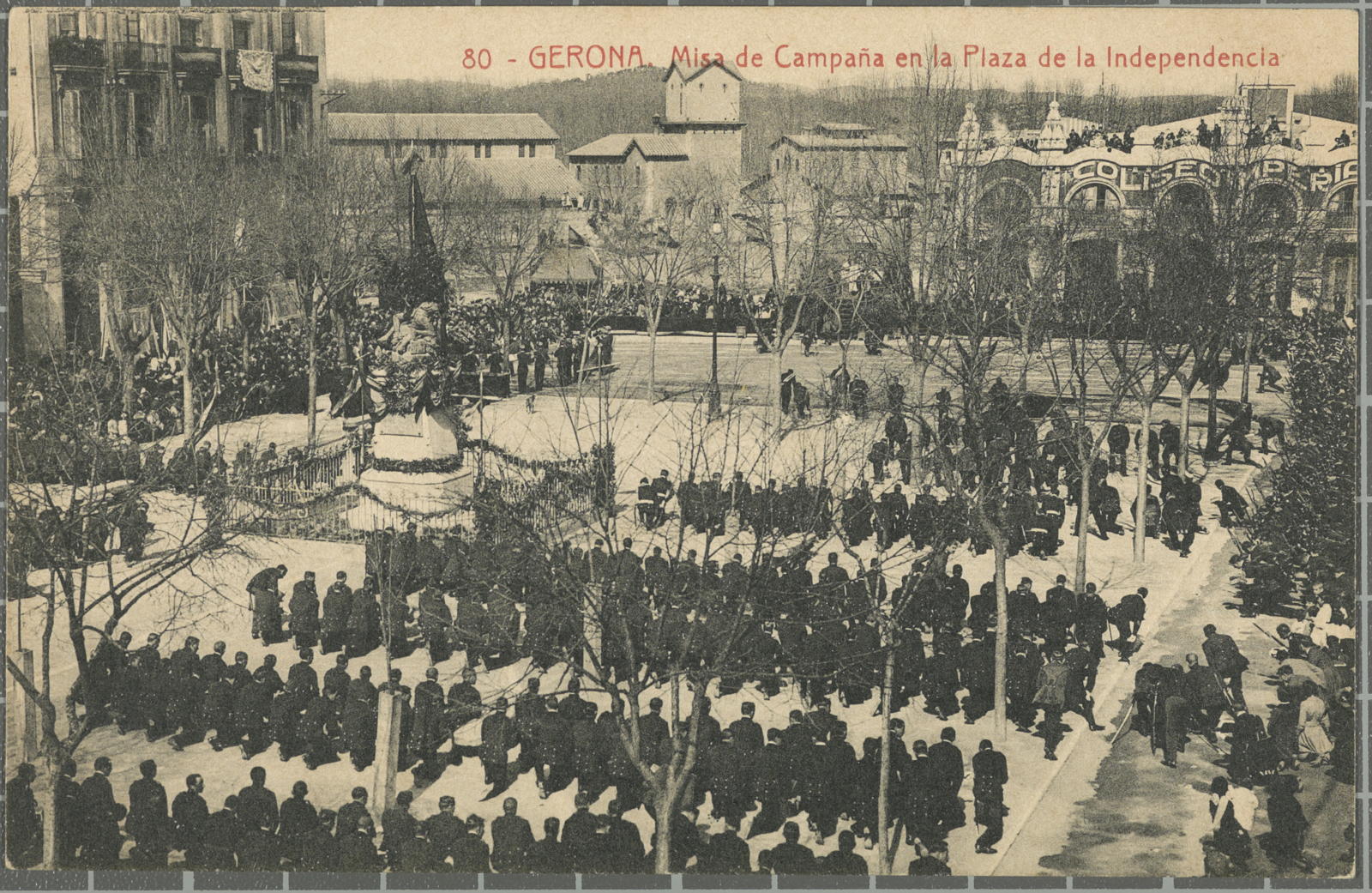 Desconegut, 80-Gerona. Campaign Mass in Independence Square