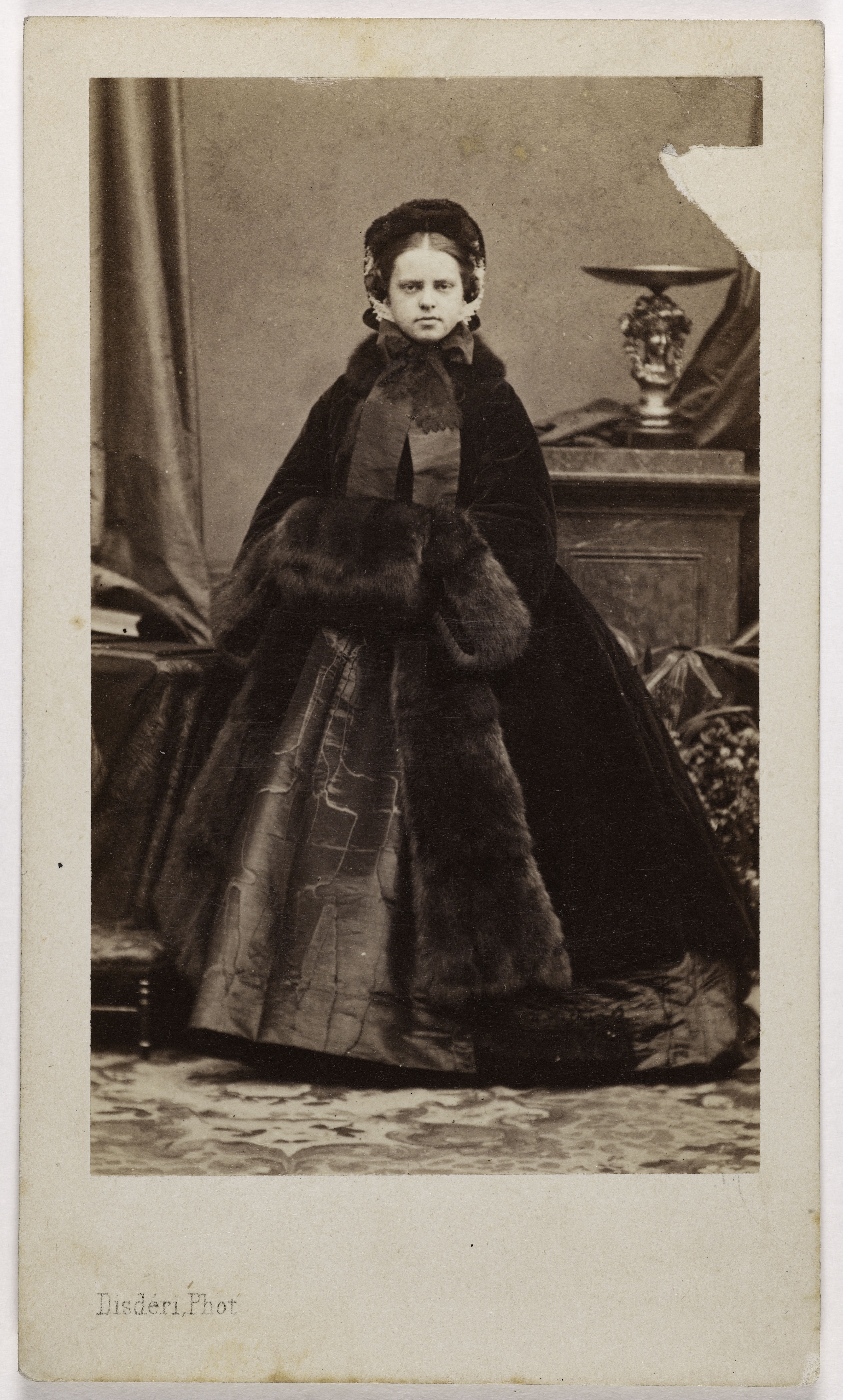 Disderi & Cie, Portrait de la Princesse de Bonaparte (née Clothilde de Savoie) (1843-1911), (femme du Prince Napoléon)