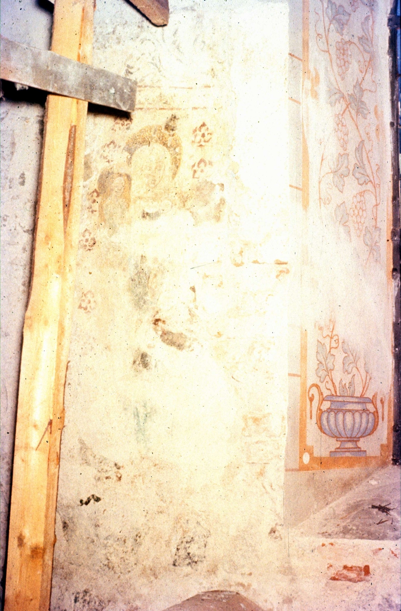 Ola Ehn, Lime painting in Dalby Church, Dalby parish, Uppland 1959
