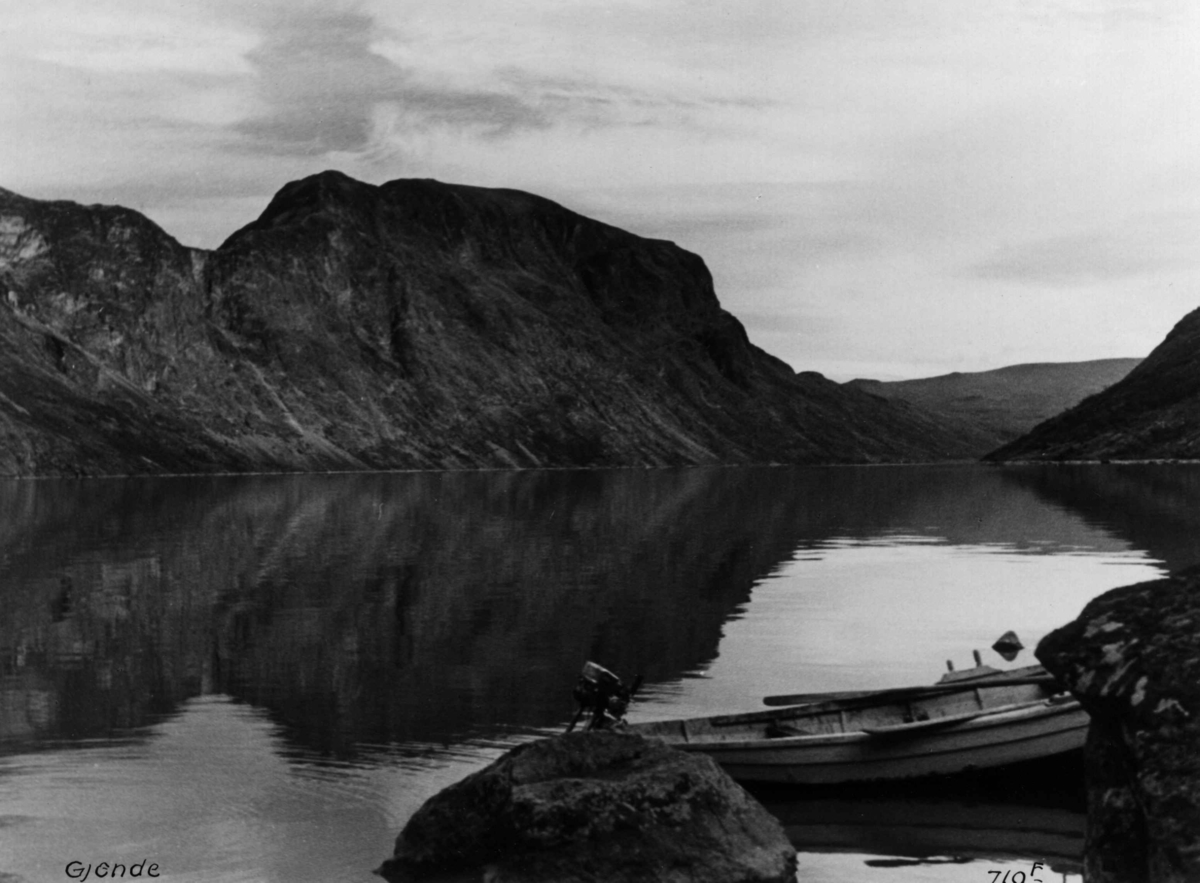 Anders Beer Wilse, Gjende, Jotunheimen, Samferdsel, Båt