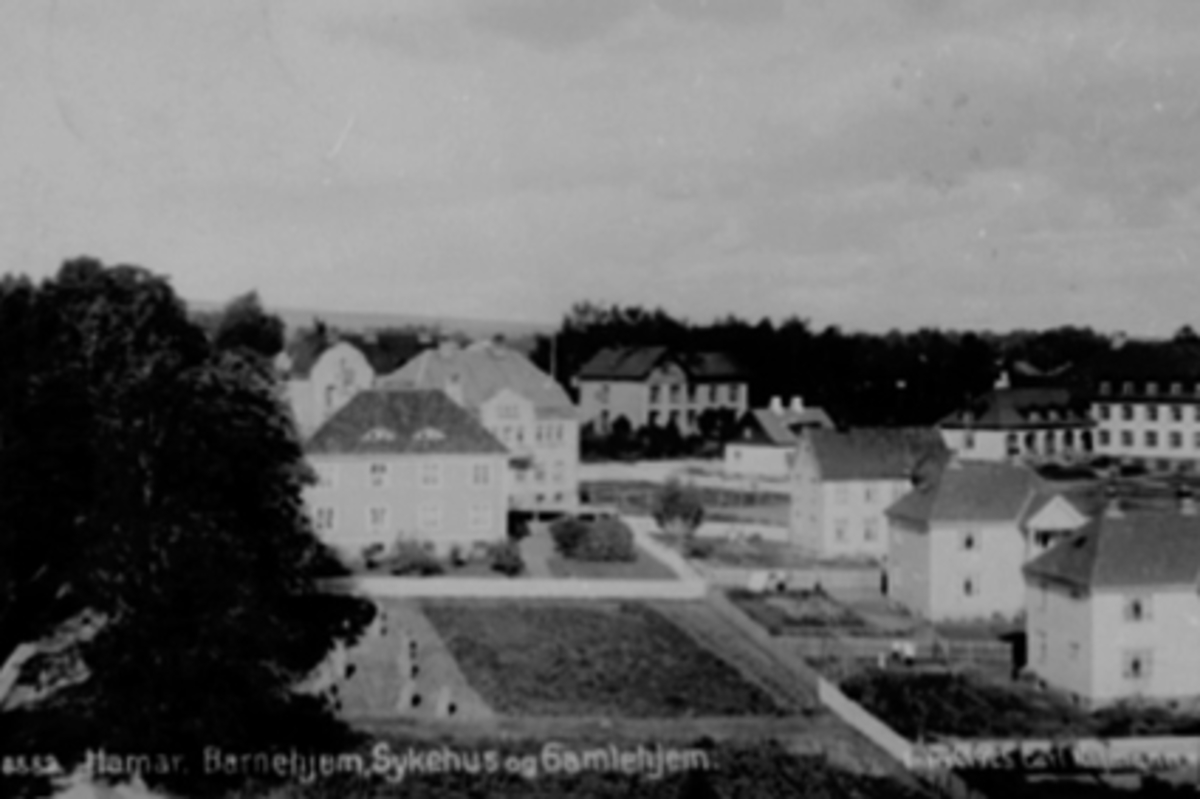 Anno Domkirkeodden, HAMAR BARNEHJEM, HAMAR SYKEHUS, HAMAR GAMLEHJEM, ANKERLØKKA, FOLKESTADS GATE, FURNESVEGEN