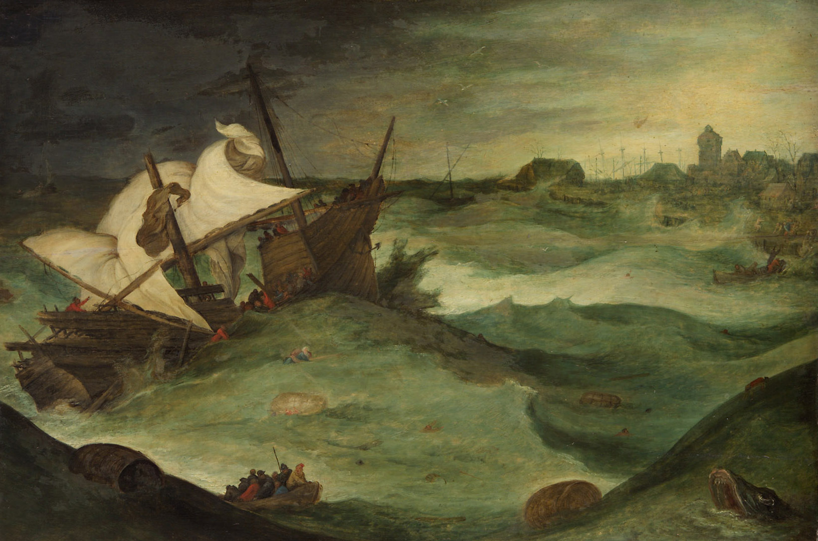 Jan Brueghel the Younger, Storm at sea