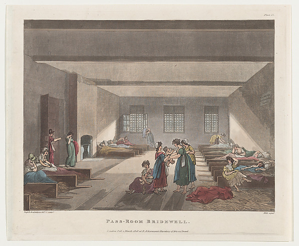 Thomas Rowlandson, Pass-Room Bridewell