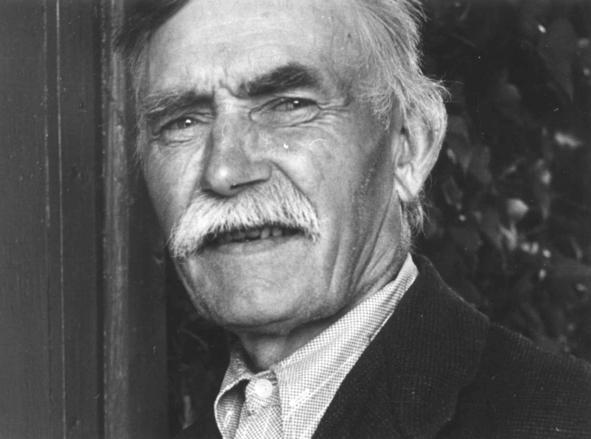 Anna Grostøl, Portrett av Onkel Lars hjemme på Stokke. Lista 1941.