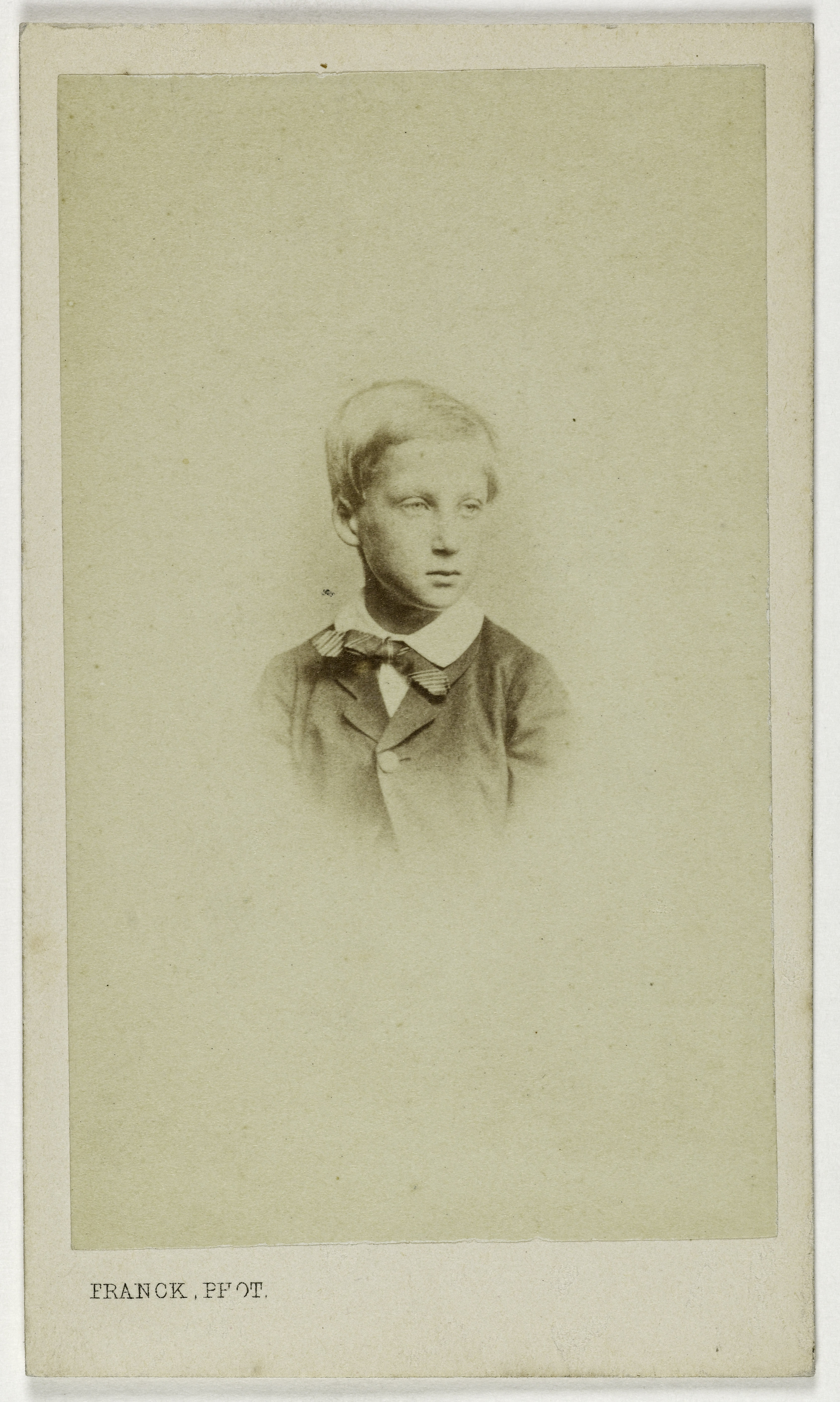 Franck, Portrait de François d'Orléans, duc de Guise (2ème fils du duc d'Aumale), (1854-1872)