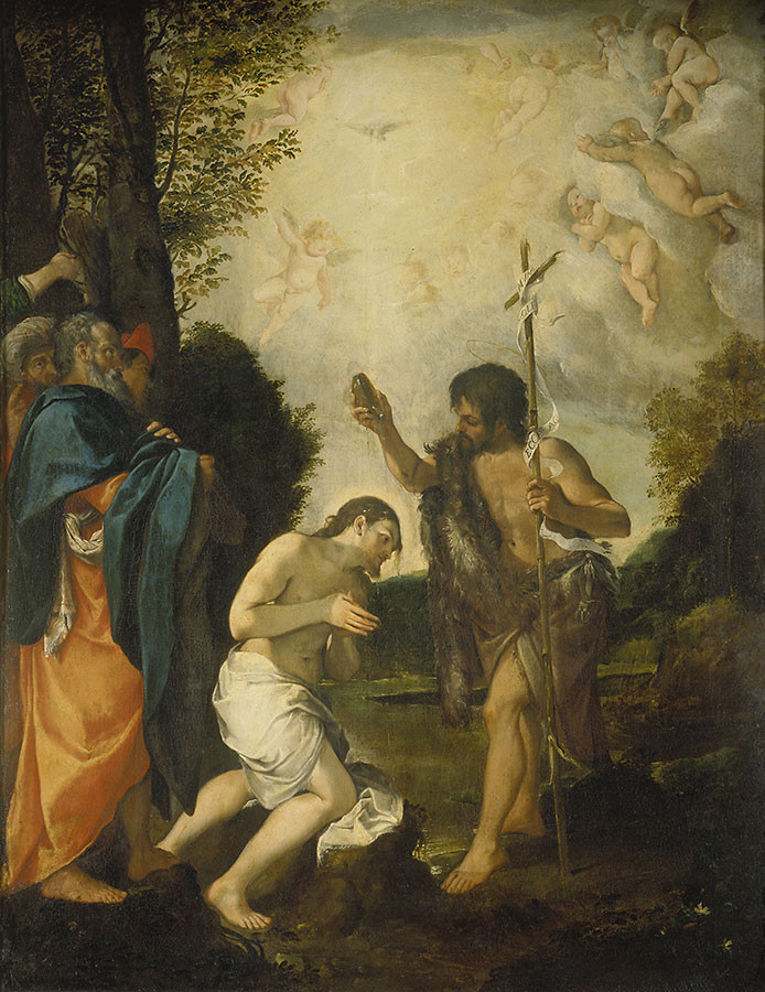 Ludovico Carracci, Die Taufe Christi