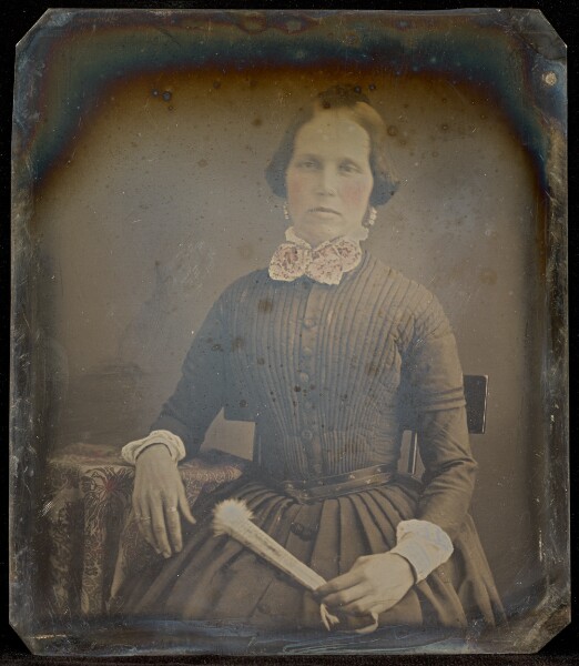 Jacob Byerly, Unmatted Portrait of a Woman