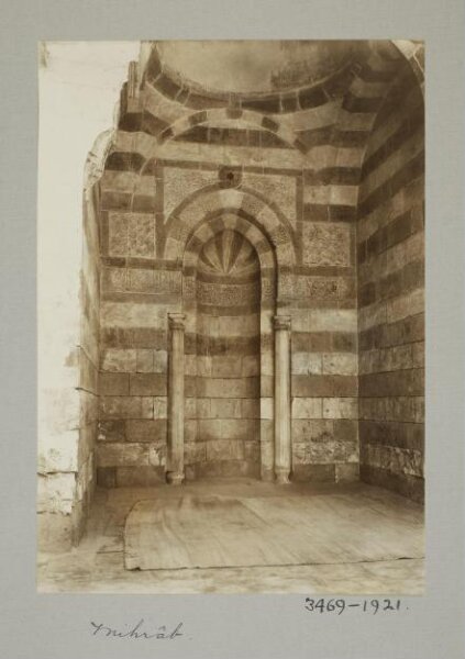 K.A.C. Creswell, Mihrab of the Takiyat al-Sulaymaniya, Cairo