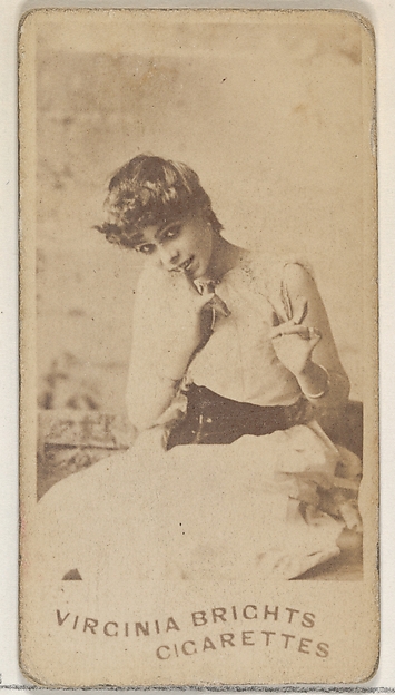 Allen & Ginter, From the Actors and Actresses series (N45, Type 5) for Virginia Brights Cigarettes