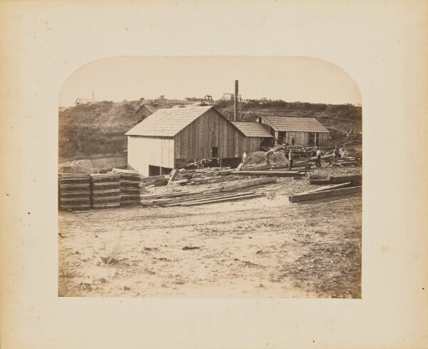 Carleton Watkins, [Princeton Mill]