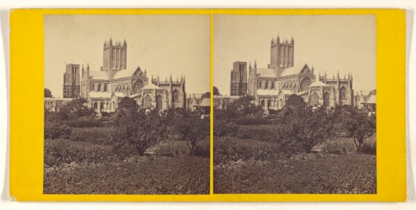 George Washington Wilson, Wells Cathedral - from the South East.