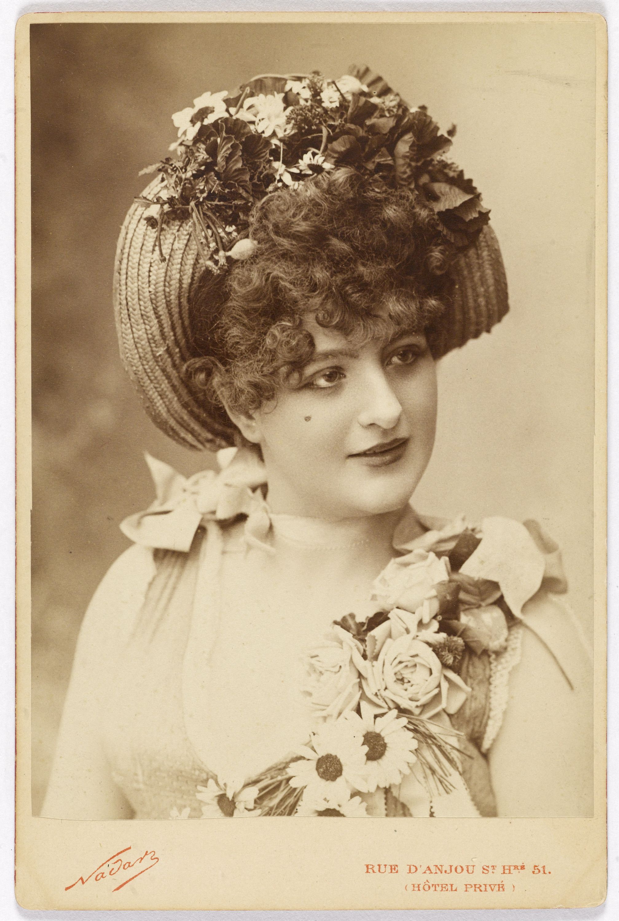 Atelier Nadar, Portrait de Lhery, actrice