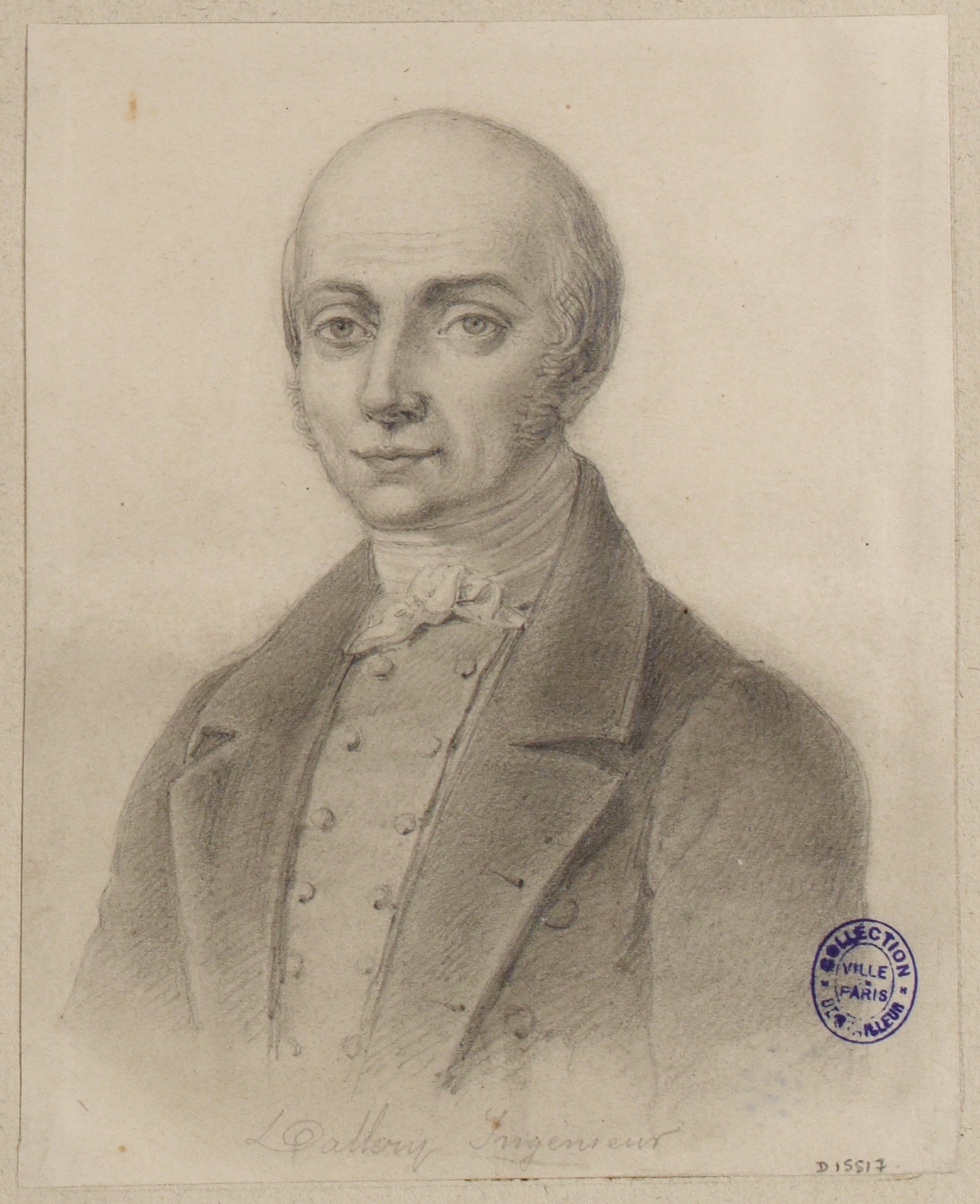 Anonyme, Portrait de l'ingénieur Dallery