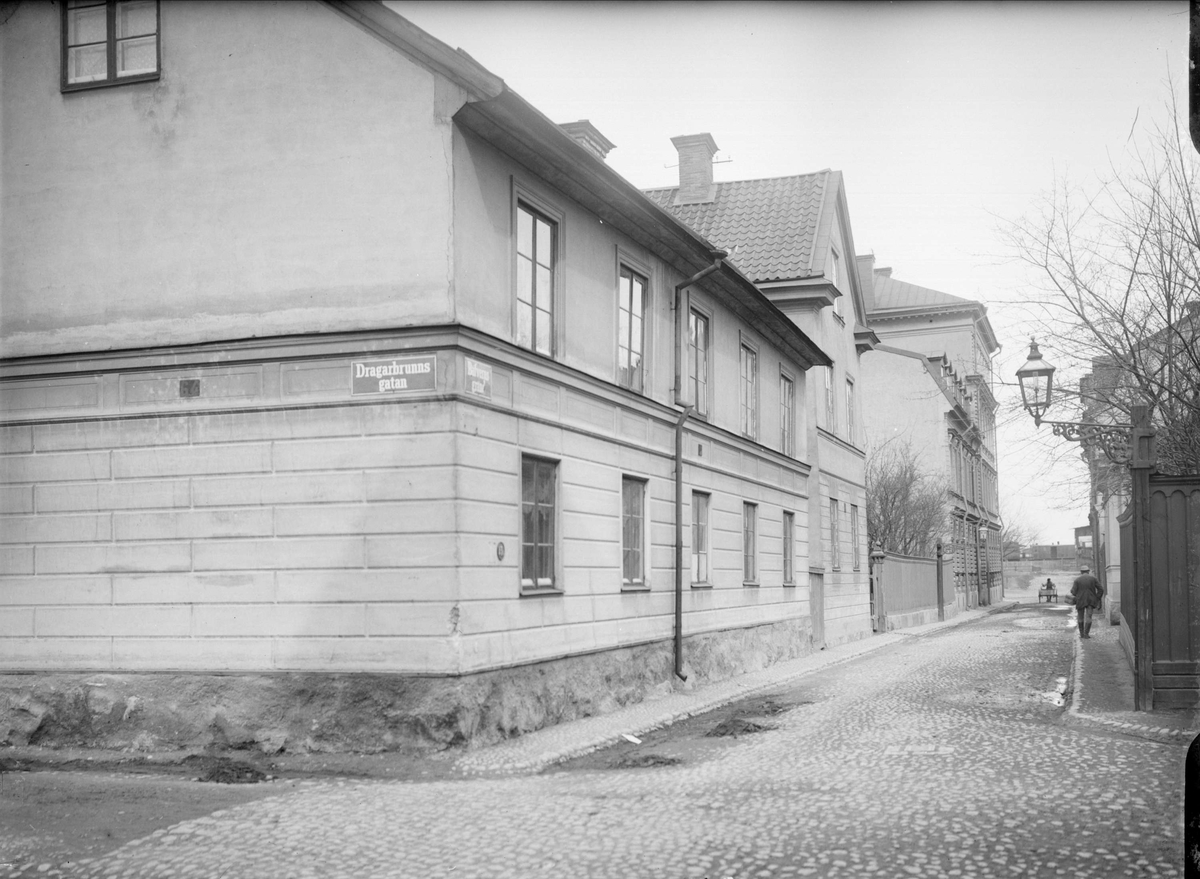 Alfred Dahlgren, Bäverns gränd - Dragarbrunnsgatan, Kungsängen, Uppsala 1901 - 1902