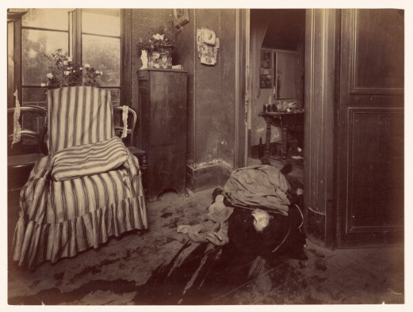 Alphonse Bertillon, Assassinat de la dame Veuve Templier, rentière, par Choquart Emile, 21 ans garçon boucher que lui faisait ses livraisons … Découverte du Cadavre