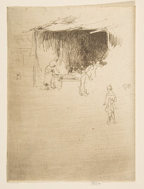 James McNeill Whistler, Booth at a Fair
