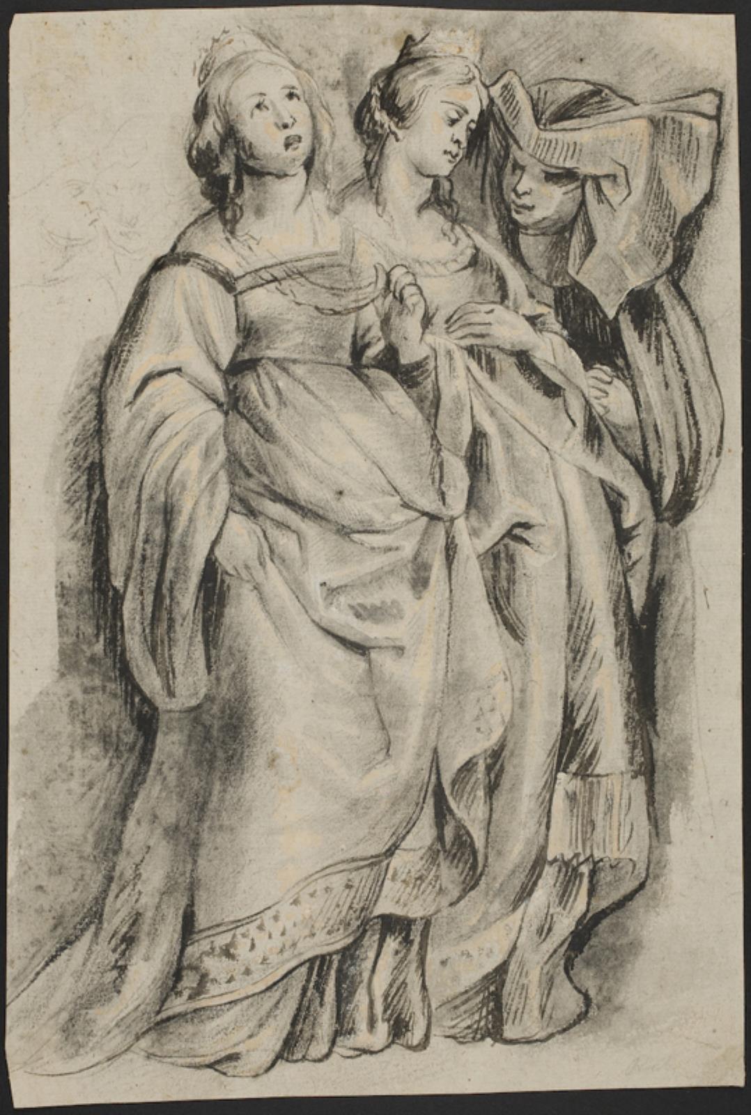 Peter Paul Rubens, Tre kvindefigurer, fra "Sint Bavos omvendelse"