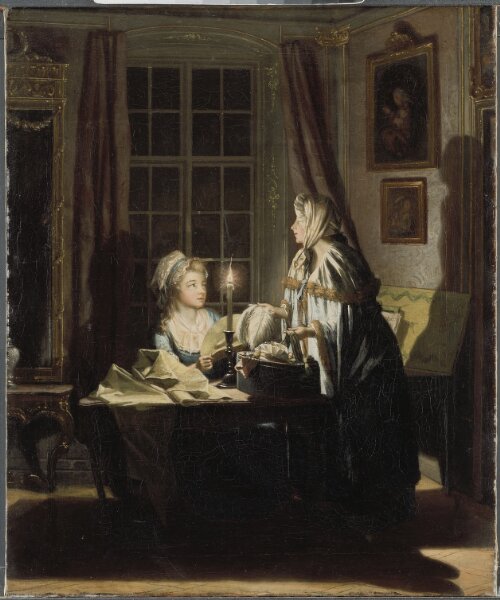Pehr Hilleström d.ä., Modehandlerska