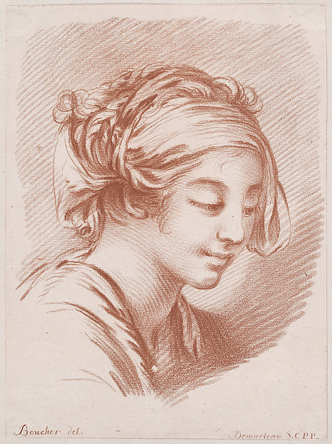 Gilles Demarteau, Tête de paysanne