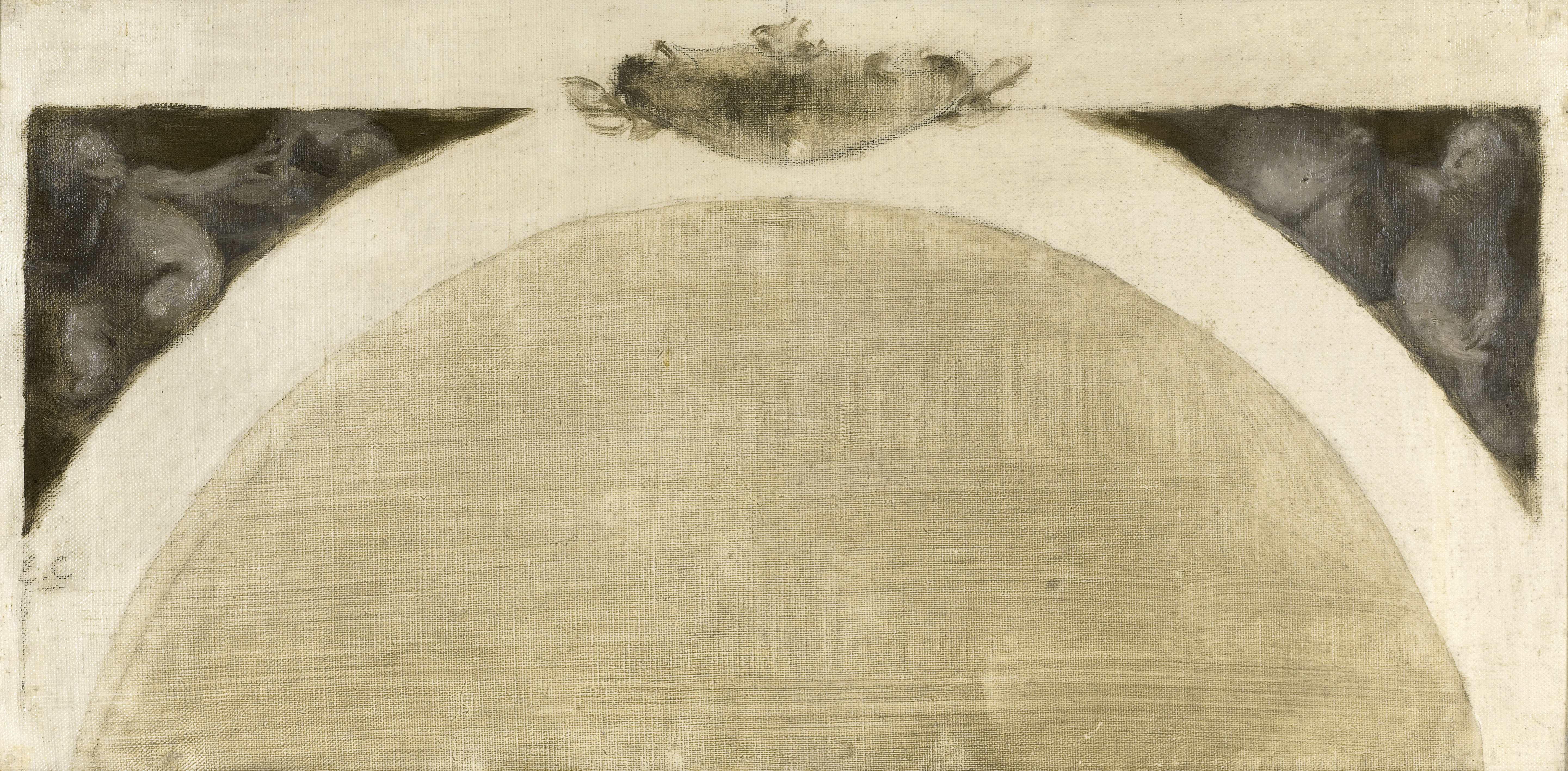 Eugène Carrière, Esquisse pour le salon des Sciences de l'Hôtel de Ville de Paris : Mathématique et Minéralogie