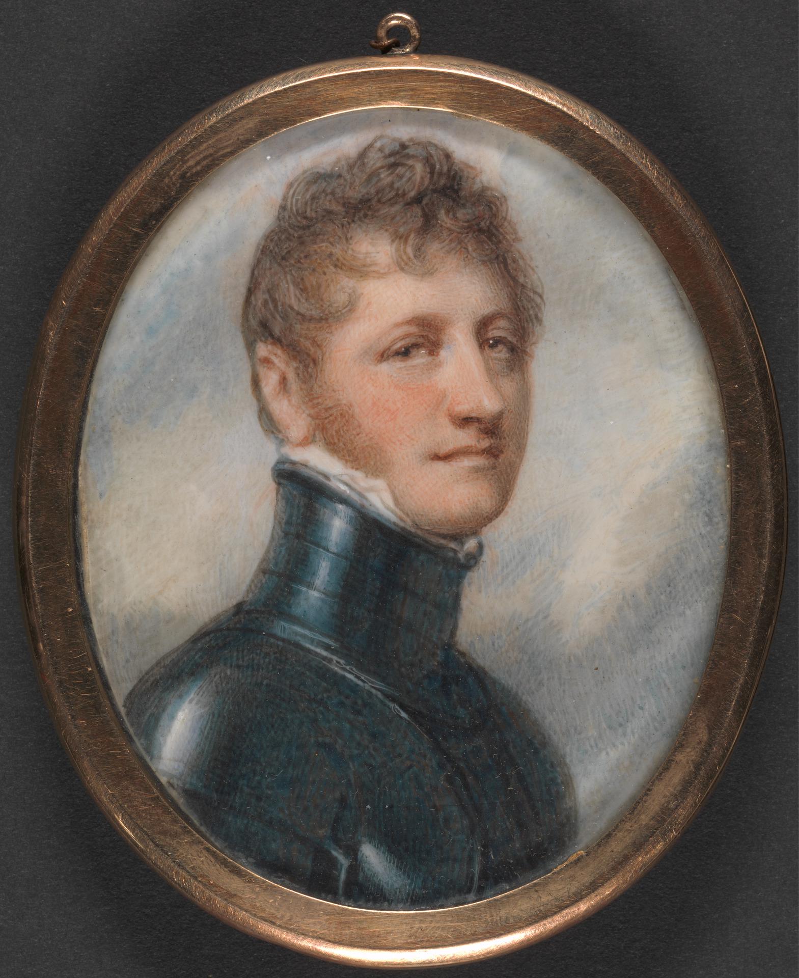 Richard Cosway, Portrait of a Man in Armour