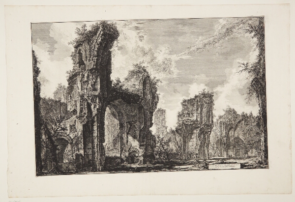 Giovanni Battista Piranesi, Centralhallen i Caracalla's Termer