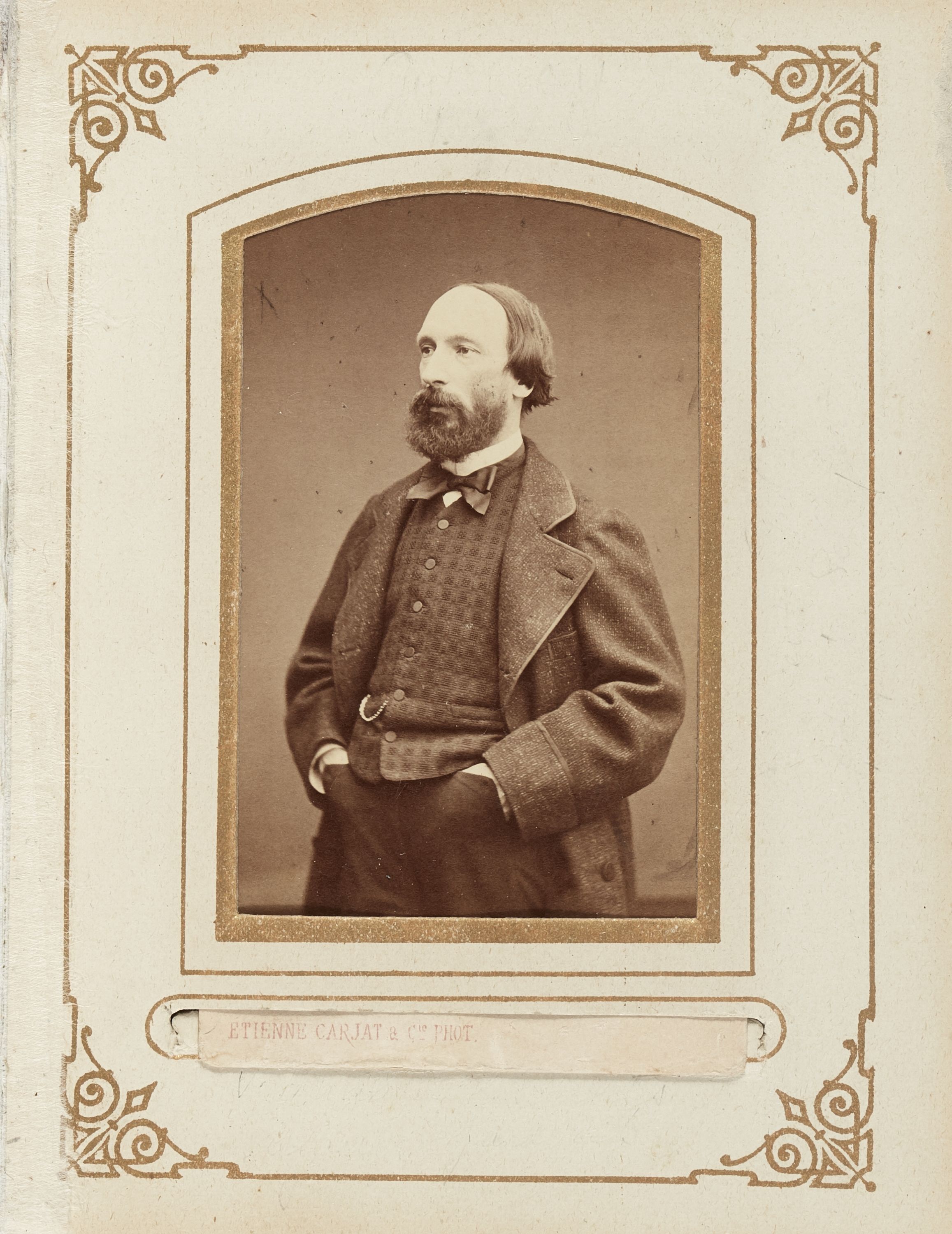 Etienne Carjat, Portrait d'Auguste Vacquerie
