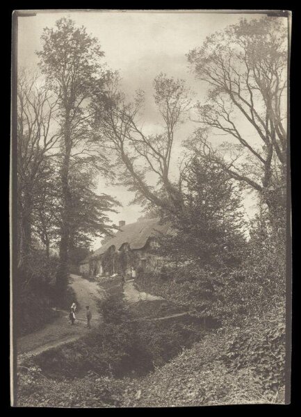 Gale, Lt. Col. Joseph, House with thatched roof near a valley