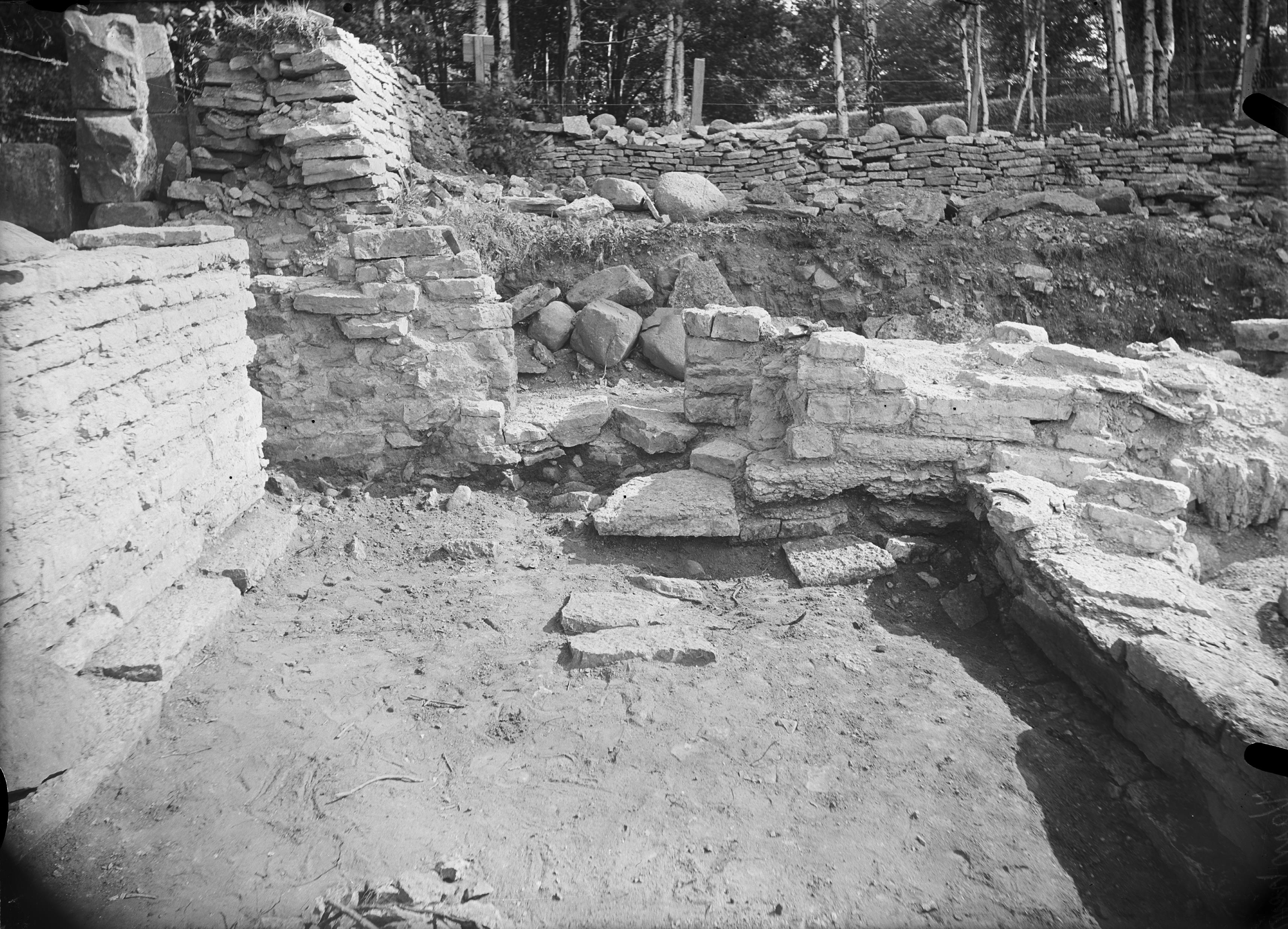 Axel Forssén, Varnhems klosterruin