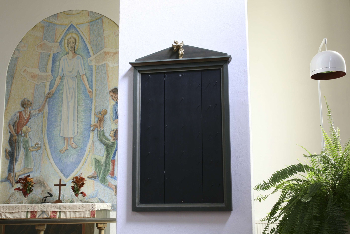 Johan Dellbeck, Interiör i Marma kyrka, Marma, Älvkarleby socken, Uppland