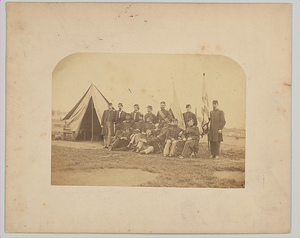 Unknown, [Soldiers and Officers, Likely Members of the 71st New York State Militia]