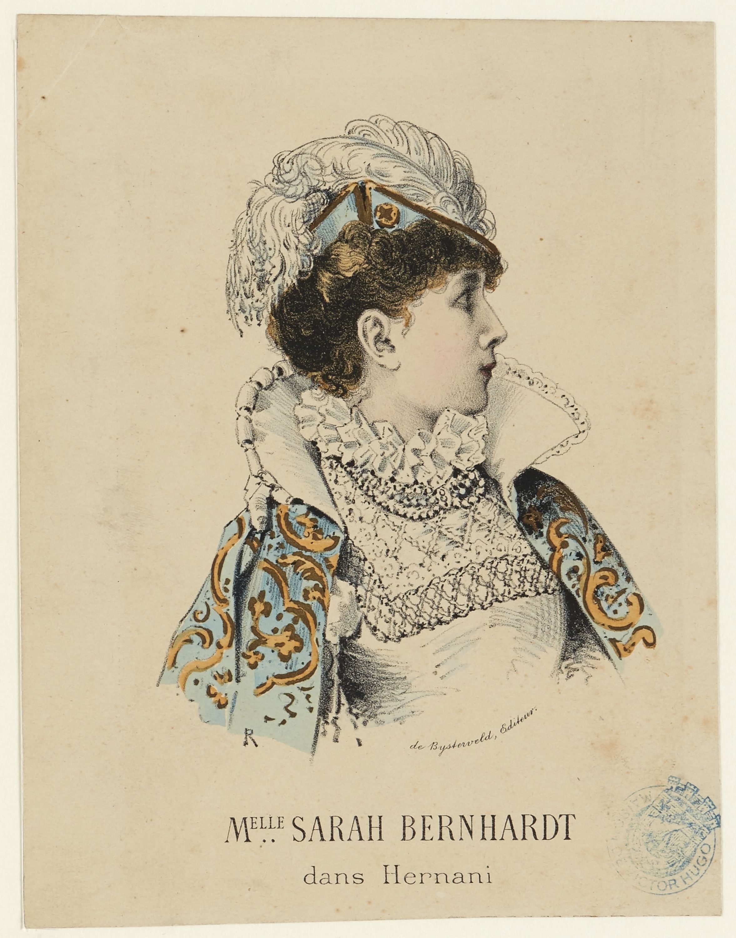 Inconnu, Melle Sarah Bernhardt dans Hernani