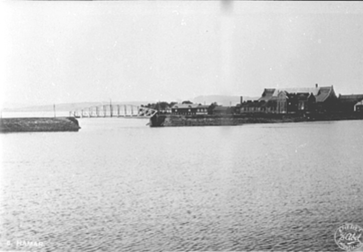 Anno Domkirkeodden, JERNBANEFYLLINGA, JERNBANEBRUA OVER ÅKERSVIKA, HAMAR JERNSTØPERI, HAM-JERN, ESPERN
