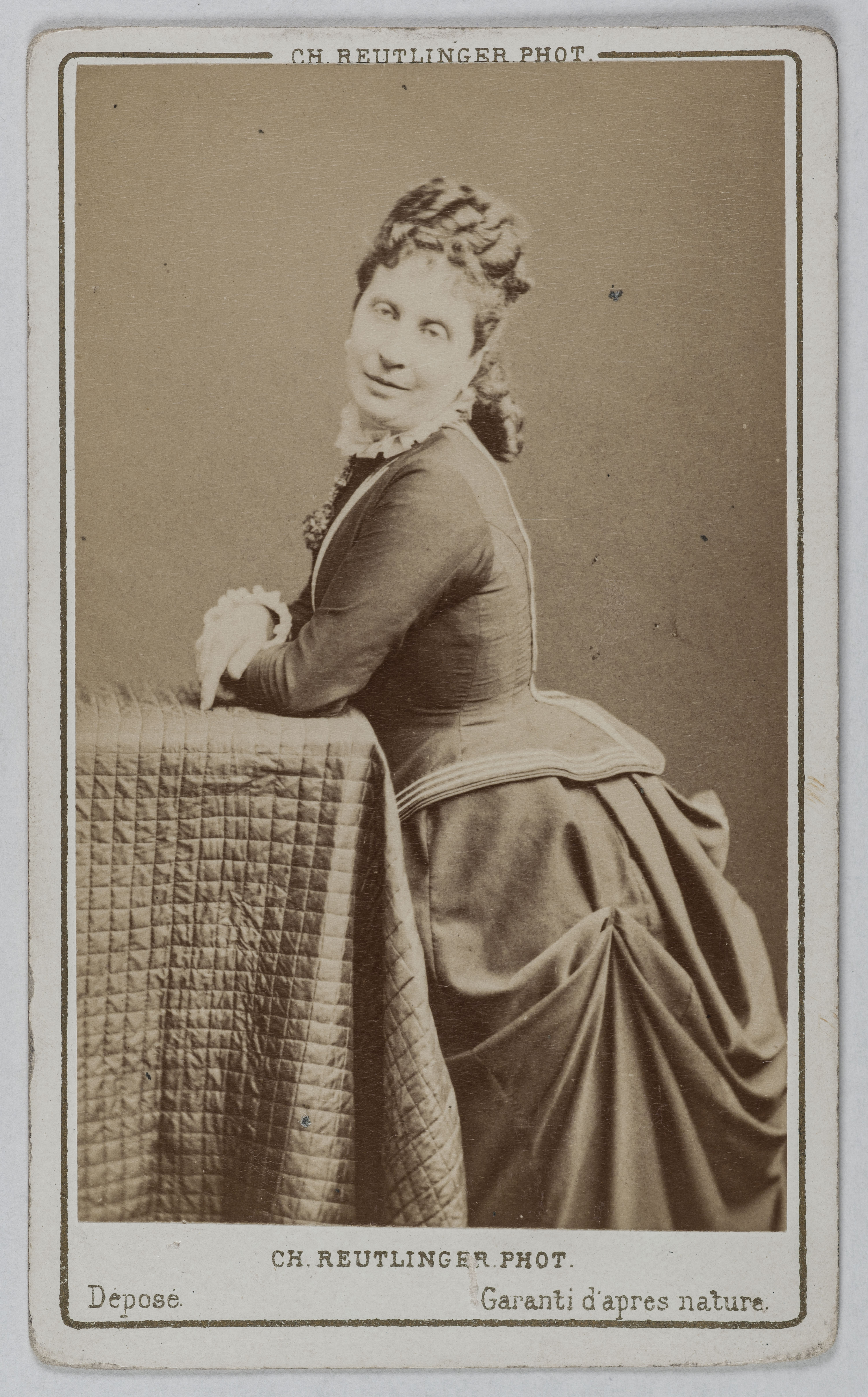 Charles Reutlinger, Portrait de Favart Marie, (née Pierrette Maria Pingaud), (1833-1908), (actrice)