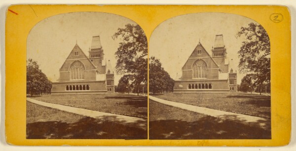 Thomas Lewis, [Exterior view of a church at Cambridge, Mass.]